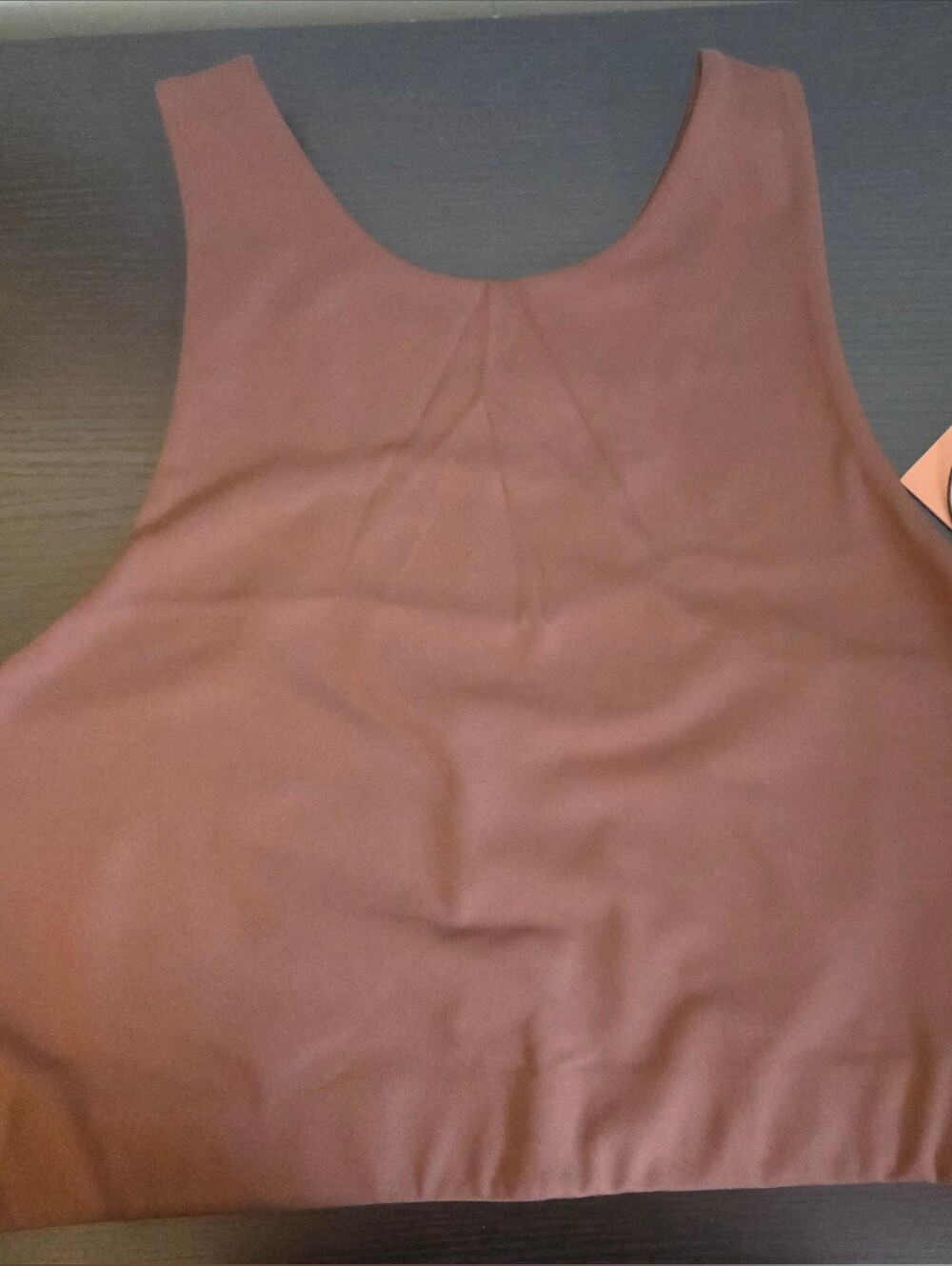 Girlfriend Collective Dylan Tank  Racerback Sports Bra Brown Size XXXL NWT